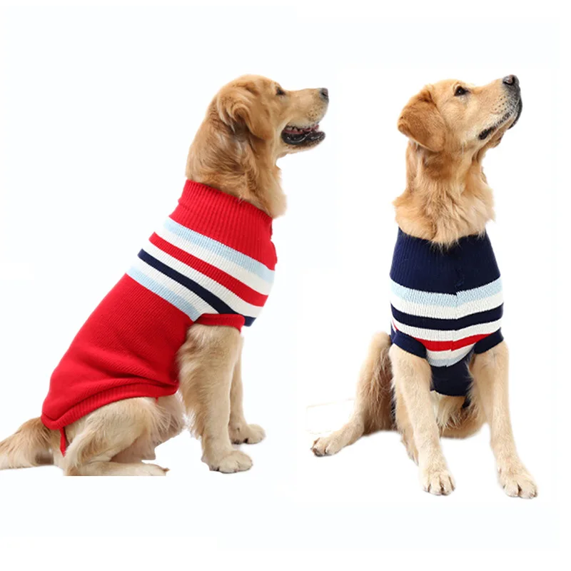 Large Dog Clothes Autumn Winter Dog Sweater Thickening Warm Knitting Dog Pullover Pet Clothes For Golden Retriever Border Collie
Large Dog Clothes Autumn Winter Dog Sweater Thickening Warm Knitting Dog Pullover Pet Clothes For Golden Retriever Border Collie