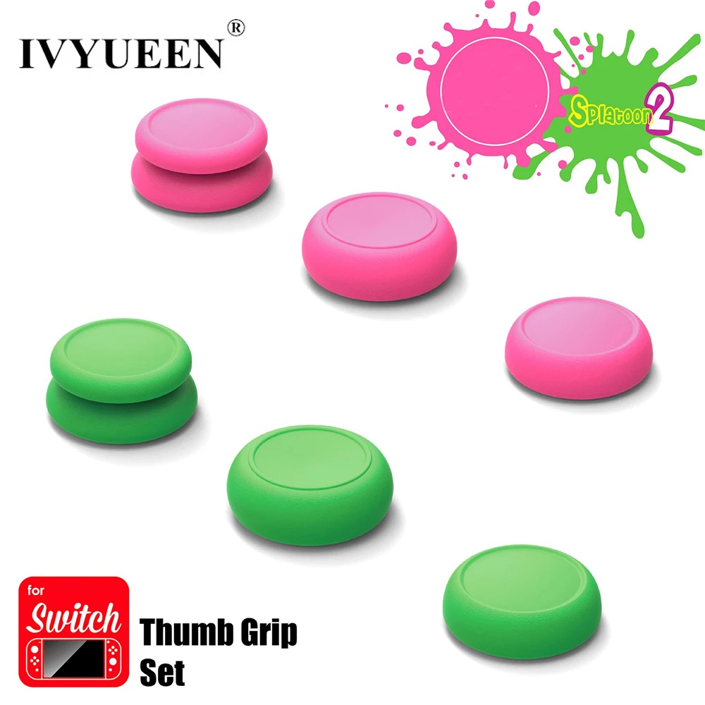 IVYUEEN 6 pcs for Nintend Switch NS Joy-Con Controller FPS CQC Elite Analog Thumb Grip Set Joystick Cap Thumbsticks Cover Skin
IVYUEEN 6 pcs for Nintend Switch NS Joy-Con Controller FPS CQC Elite Analog Thumb Grip Set Joystick Cap Thumbsticks Cover Skin