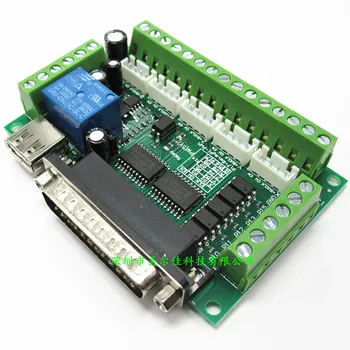 MACH3 5 axis stepper motor drives/CNC with optical coupling isolation /With USB cable/xj 
MACH3 5 axis stepper motor drives/CNC with optical coupling isolation /With USB cable/xj