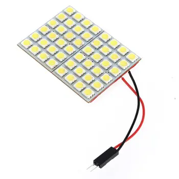 TOYL 2* 48 SMD 5050 Wei LED Panel Innenraum Bleuchtung Lampe+T10 Sockel+BA9S Sockel+Soffitte Adapter
TOYL 2* 48 SMD 5050 Wei LED Panel Innenraum Bleuchtung Lampe+T10 Sockel+BA9S Sockel+Soffitte Adapter