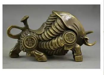 collecting OLD copper Elaborate Old crafts Brass Handwork Copper Whole Body Coin Wealth Lifelike Bullfight Auspicious Statue
collecting OLD copper Elaborate Old crafts Brass Handwork Copper Whole Body Coin Wealth Lifelike Bullfight Auspicious Statue