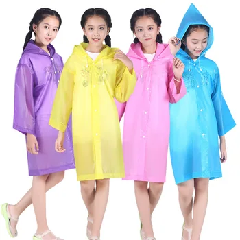One Size Child's Raincoat Girl and Boy Universal Rainwear At Outdoor EVA Waterproof Rainsuit for Hiking/Travel YY021
One Size Child's Raincoat Girl and Boy Universal Rainwear At Outdoor EVA Waterproof Rainsuit for Hiking/Travel YY021
