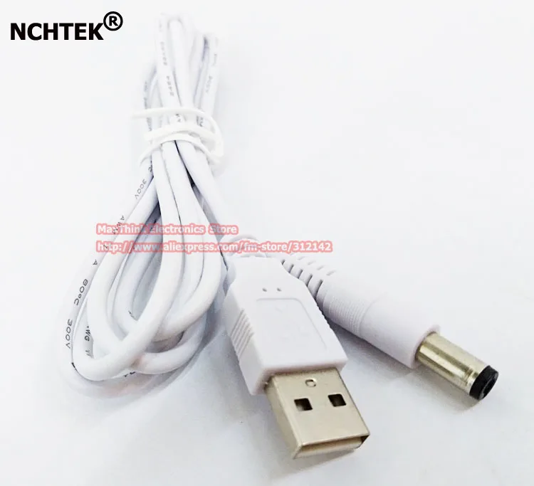NCHTEK Straight DC 5.5*2.1mm to USB 2.0 A Type Male Plug Power Connector 5V Cable 1.5M/Free Shipping/20PCS
NCHTEK Straight DC 5.5*2.1mm to USB 2.0 A Type Male Plug Power Connector 5V Cable 1.5M/Free Shipping/20PCS