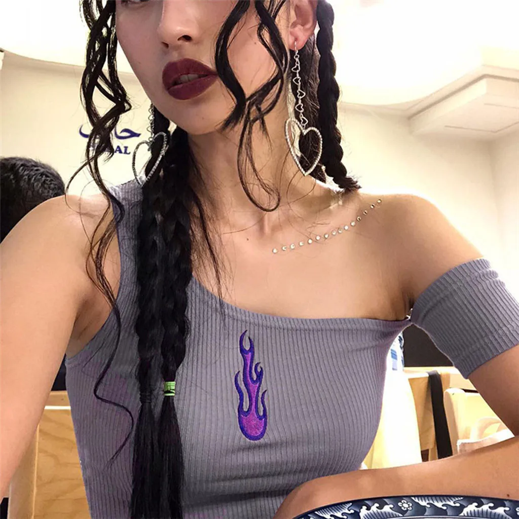 Sexy Summer Off Shoulder Camis T-Shirt 2019 Fashion Women Tank Top Reflective Bralet Buckle Tube Top Vest T-shirt Femme #440
Sexy Summer Off Shoulder Camis T-Shirt 2019 Fashion Women Tank Top Reflective Bralet Buckle Tube Top Vest T-shirt Femme #440