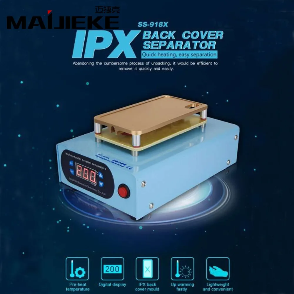 MAIJIEKE Top Quality Back Cover Separating Special mould for iphone X back glass seperator for iPhone x Back Cover Separator
MAIJIEKE Top Quality Back Cover Separating Special mould for iphone X back glass seperator for iPhone x Back Cover Separator