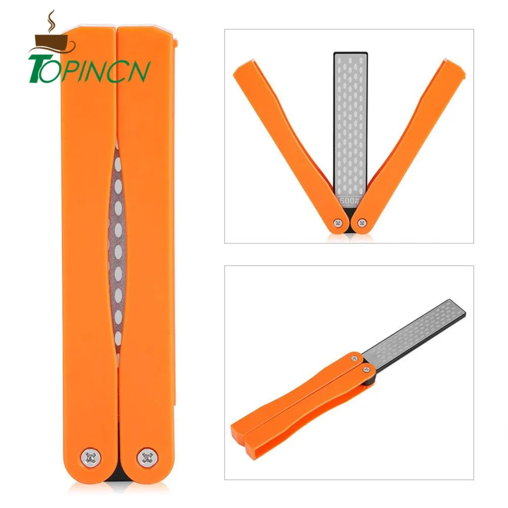 400/600# Grit High Grade Diamond Knife Sharpener Folding Plastic Shell Protects Double-sided Sharpening Stone
400/600# Grit High Grade Diamond Knife Sharpener Folding Plastic Shell Protects Double-sided Sharpening Stone