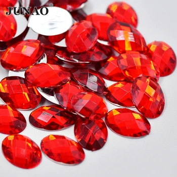 JUNAO 13*18mm Red Color Oval Rhinestones Flatback Acrylic Gems Glue On Fancy Crystals Stones For DIY Clothes Jewelry Crafts
JUNAO 13*18mm Red Color Oval Rhinestones Flatback Acrylic Gems Glue On Fancy Crystals Stones For DIY Clothes Jewelry Crafts