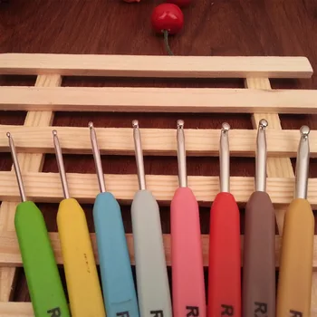 8 Size/Set Colorful TPR Soft ABS &metal Crochet Hooks Aluminum Crochet Hook Knitting Needles set Weave Craft
8 Size/Set Colorful TPR Soft ABS &metal Crochet Hooks Aluminum Crochet Hook Knitting Needles set Weave Craft
