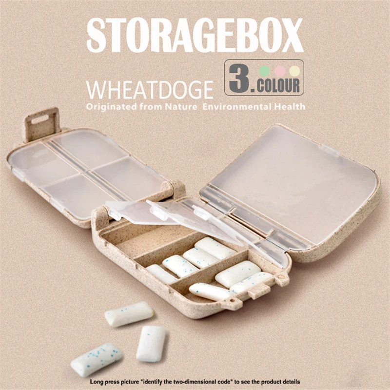 1 pc Pill Case Storage Box Wheat Straw Portable Travel Medicine Box Holder Storage Organizer Container Dropshipping
1 pc Pill Case Storage Box Wheat Straw Portable Travel Medicine Box Holder Storage Organizer Container Dropshipping