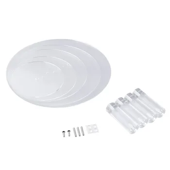 5 Tiers Detachable Clear Round Cup Cake Cupcake Stand Wedding Birthday Party Christmas Event Dessert Display Holder Toiletry Kit
5 Tiers Detachable Clear Round Cup Cake Cupcake Stand Wedding Birthday Party Christmas Event Dessert Display Holder Toiletry Kit