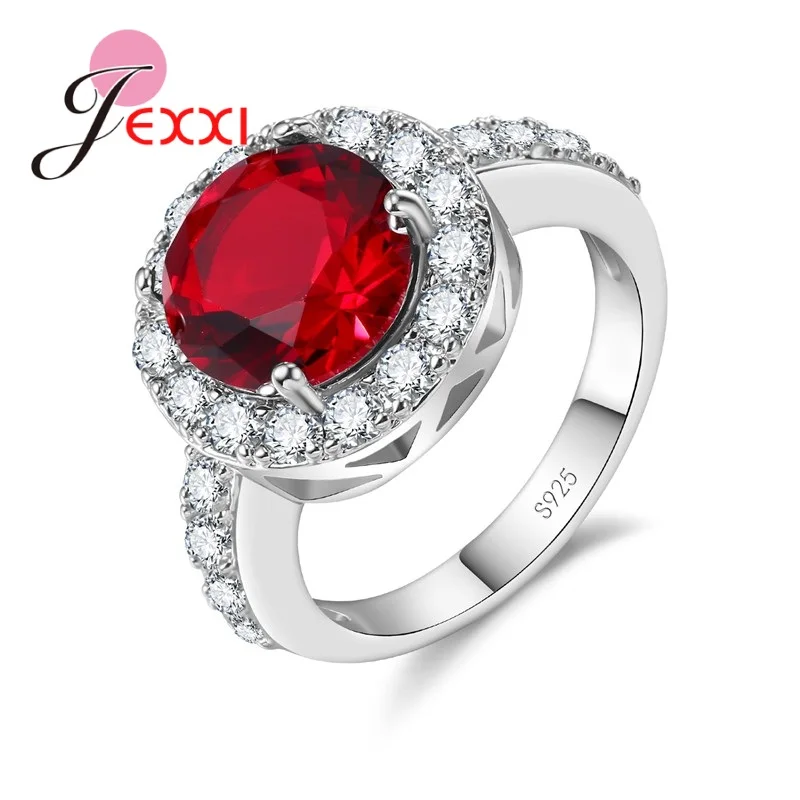 JEXXI Classic 925 Sterling Silver Rings For Women Fashion Cubic Zircon Engagement Wedding Band Finger Ring Jewelry 5 Colors
JEXXI Classic 925 Sterling Silver Rings For Women Fashion Cubic Zircon Engagement Wedding Band Finger Ring Jewelry 5 Colors