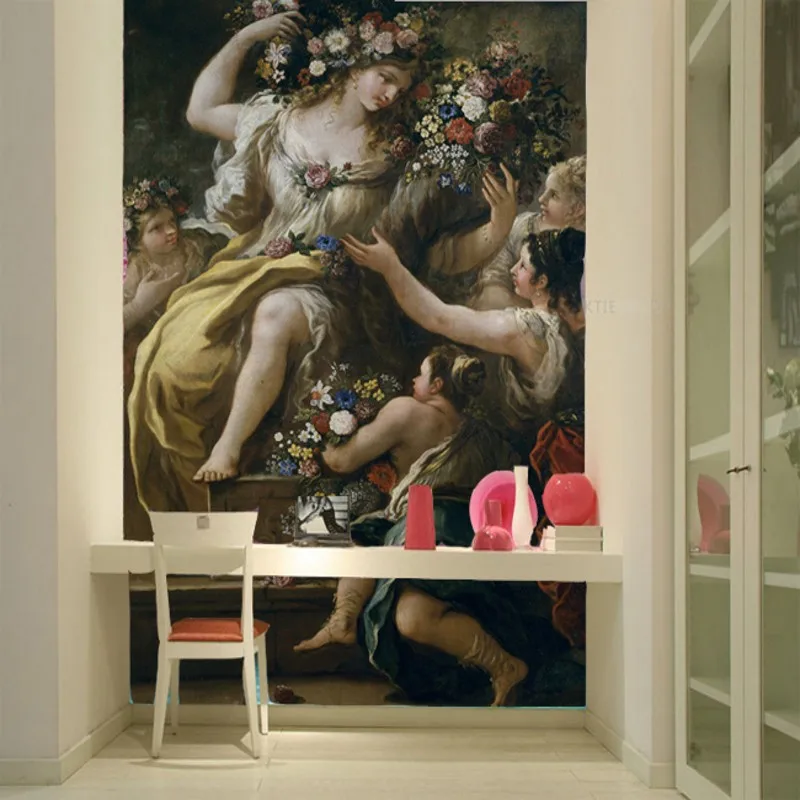 beibehang papel de parede para quarto Large oil paintings of Western European wallpaper mural painting myth wallpapers mural
beibehang papel de parede para quarto Large oil paintings of Western European wallpaper mural painting myth wallpapers mural