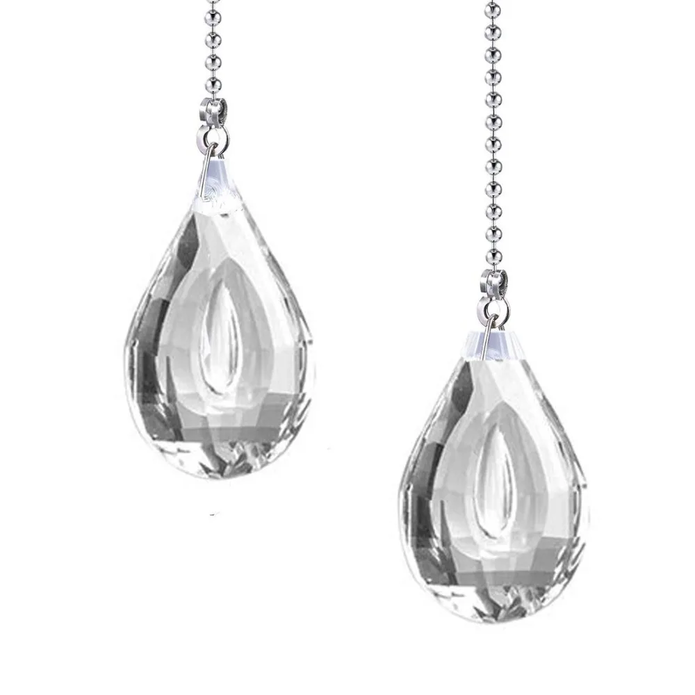 H&D 2 Sets Clear Crystal Pull Chain Extension with Connector for Ceiling Light Fan Chain Sun Catcher Ornament Gifts Home Decor
H&D 2 Sets Clear Crystal Pull Chain Extension with Connector for Ceiling Light Fan Chain Sun Catcher Ornament Gifts Home Decor