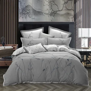 YeeKin 100% 60S Yarn-dyed Washed Cotton Luxury Bedding Sets King Queen 60s Embroidery Washed Cotton Men's Hotel Duvet Cover
YeeKin 100% 60S Yarn-dyed Washed Cotton Luxury Bedding Sets King Queen 60s Embroidery Washed Cotton Men's Hotel Duvet Cover