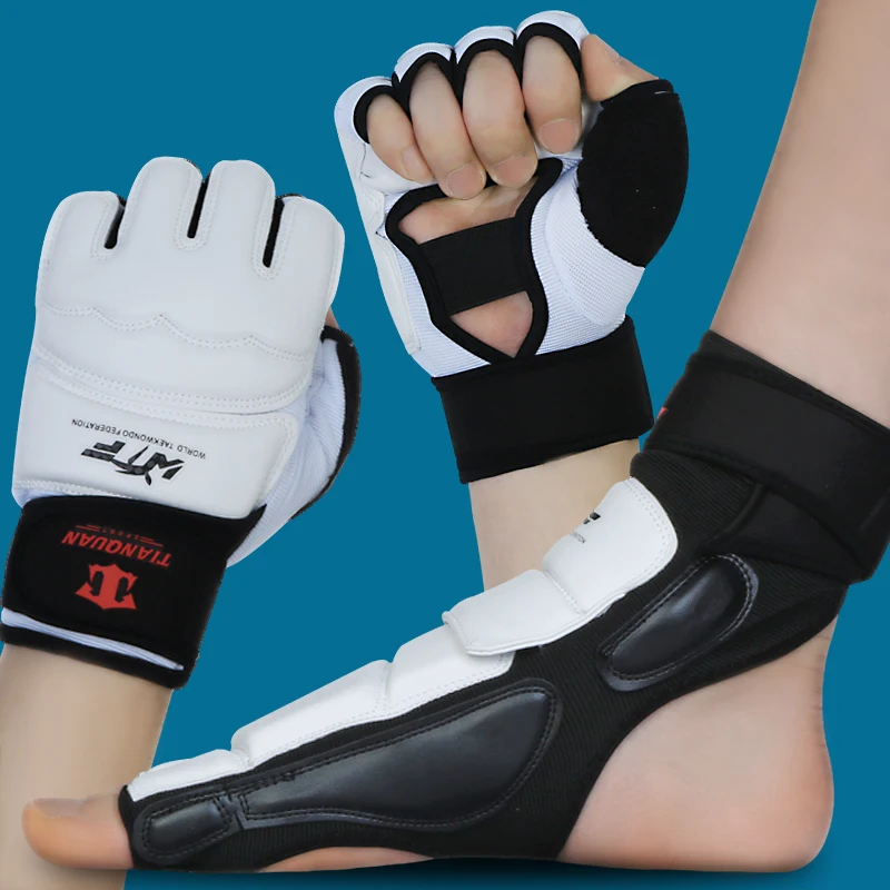 Kids Adults Taekwondo Palm & Ankle Foot Protector Half Finger MMA Gloves Martial Arts/Karate/Jiu Jitsu Taekwondo Protection Gear
Kids Adults Taekwondo Palm & Ankle Foot Protector Half Finger MMA Gloves Martial Arts/Karate/Jiu Jitsu Taekwondo Protection Gear