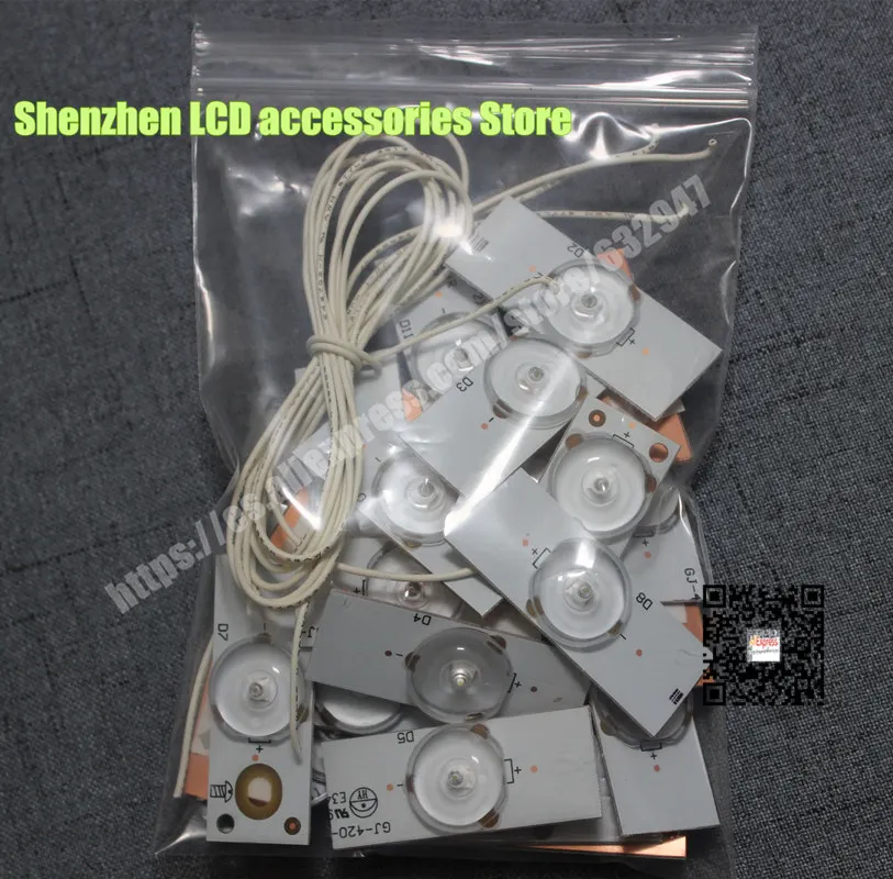 6V Concave Lens for LED Backlight Strip Repair TV CL-40-D307-V3 40phg4109/78 40PFT4109/60
6V Concave Lens for LED Backlight Strip Repair TV CL-40-D307-V3 40phg4109/78 40PFT4109/60
