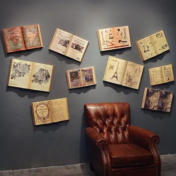 American Retro Wood Fake Book Mural Wall Decoration Wall Mural Book Cafe Bar Wall Decoration Wall Hanging Shop Home Decoration
American Retro Wood Fake Book Mural Wall Decoration Wall Mural Book Cafe Bar Wall Decoration Wall Hanging Shop Home Decoration