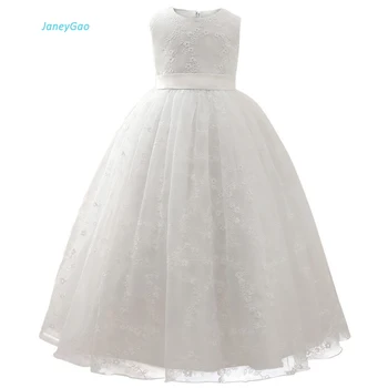 JaneyGao Flower Girl Dresses 2019 New Elegant White Formal Kids Gown For Wedding Party Teenage Girls Pageant vestido comunion
JaneyGao Flower Girl Dresses 2019 New Elegant White Formal Kids Gown For Wedding Party Teenage Girls Pageant vestido comunion