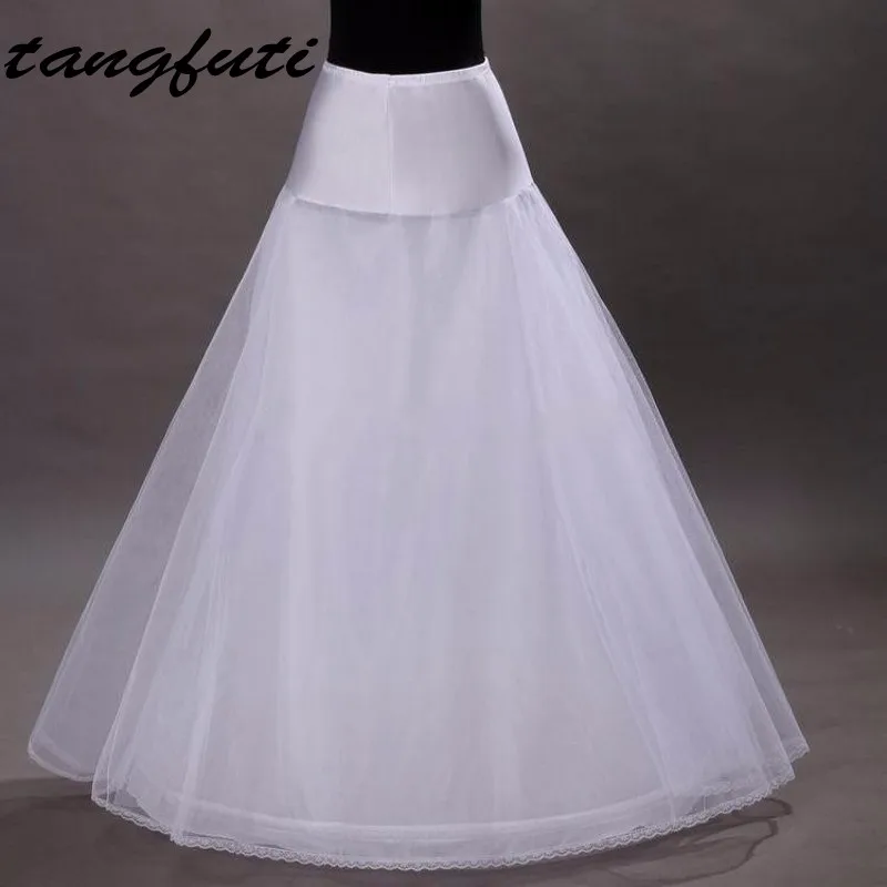 2016 A Line 1-hoop 2-layer Tulle Wedding Bridal Petticoat Underskirt Crinolines for Wedding Dress jupon Wedding Accessories
2016 A Line 1-hoop 2-layer Tulle Wedding Bridal Petticoat Underskirt Crinolines for Wedding Dress jupon Wedding Accessories