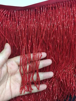 stock tassel 5 yards/bag ym287# Bordeaux red 15 cm beads fringe clothing items for sawing dress fringe trim
stock tassel 5 yards/bag ym287# Bordeaux red 15 cm beads fringe clothing items for sawing dress fringe trim