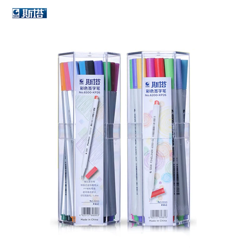 STA 0.4Mm 18/26 Colors Fineliner Micron pen Liner Marker Pen Water Based Assorted Ink Arts Drawing For Children Graffiti manga
STA 0.4Mm 18/26 Colors Fineliner Micron pen Liner Marker Pen Water Based Assorted Ink Arts Drawing For Children Graffiti manga