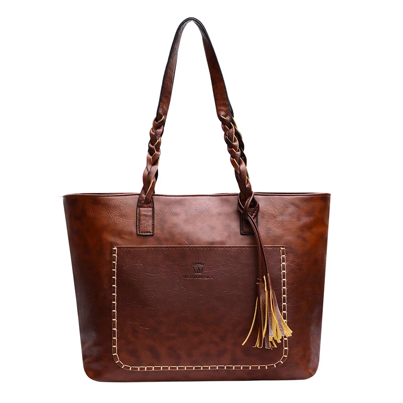 Wholesale PU Tassel Square Handbag Women Vintage Tote Bag Large Casual Purse DOM103595
Wholesale PU Tassel Square Handbag Women Vintage Tote Bag Large Casual Purse DOM103595