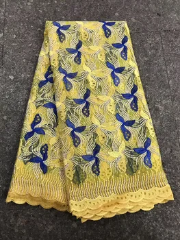 High Quality Nigerian Lace Fabrics With Stones African French Net Lace Fabric Embroidered Tulle Mesh Lace Fabric AM895 yellow
High Quality Nigerian Lace Fabrics With Stones African French Net Lace Fabric Embroidered Tulle Mesh Lace Fabric AM895 yellow