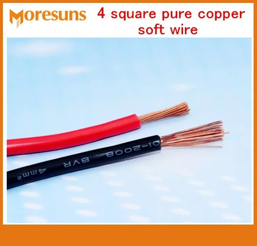 Free Ship 5M/lot 4 square pure copper soft wire BVR multicore copper core PVC insulated wires
Free Ship 5M/lot 4 square pure copper soft wire BVR multicore copper core PVC insulated wires
