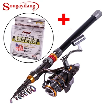 Sougayilang 1.8-3.6m Telescopic Fishing Rod and 12+1BB Fishing Reel Sets Carbon pole Carp Spinning Wheels Combo Fishing Tackle
Sougayilang 1.8-3.6m Telescopic Fishing Rod and 12+1BB Fishing Reel Sets Carbon pole Carp Spinning Wheels Combo Fishing Tackle