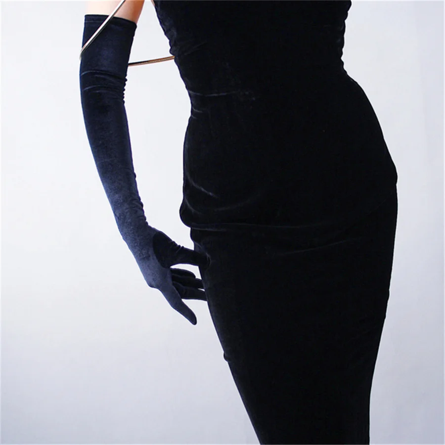 Elegant Black Velvet Gloves 60cm Long Section Over Elbow High Elastic Black Swan Female Touch Screen Gloves RHS60
Elegant Black Velvet Gloves 60cm Long Section Over Elbow High Elastic Black Swan Female Touch Screen Gloves RHS60
