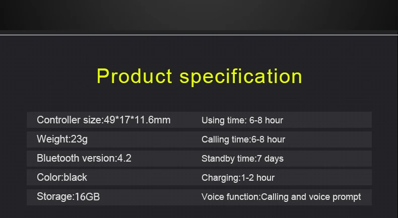 mifo i2 8g wireless earphone (17)