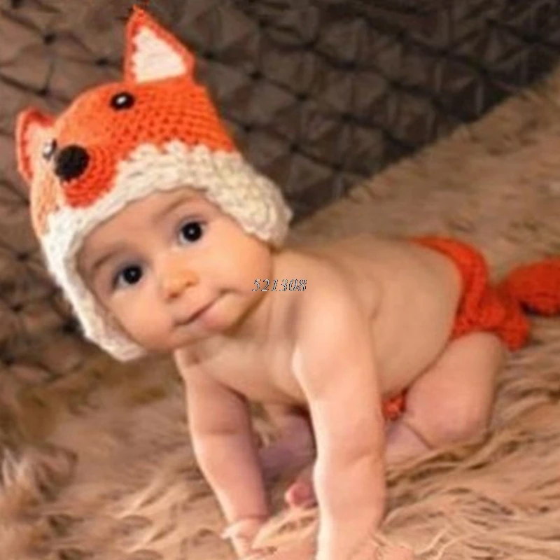 2017 Newborn Infant Photography Props Baby Hat & Pants Costume Hand Crochet Fox Baby MAR7_30
2017 Newborn Infant Photography Props Baby Hat & Pants Costume Hand Crochet Fox Baby MAR7_30