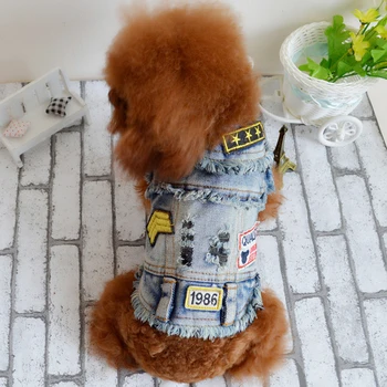 Dog Clothes for Small Dogs Embroidered Cowboy Pet Clothing Denim Jacket Coat Vest Costumes for Chihuahua Teddy All Seasons
Dog Clothes for Small Dogs Embroidered Cowboy Pet Clothing Denim Jacket Coat Vest Costumes for Chihuahua Teddy All Seasons
