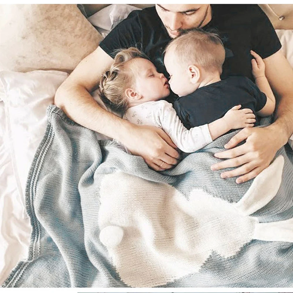 Cute Rabbit Knitted Baby Blanket Newborn Muslin Diapers Soft Muslin Swaddle Blankets Newborns Wrap Warm Wool Baby Swaddle Wrap
Cute Rabbit Knitted Baby Blanket Newborn Muslin Diapers Soft Muslin Swaddle Blankets Newborns Wrap Warm Wool Baby Swaddle Wrap
