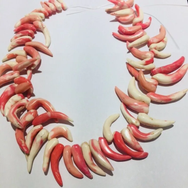JYX Wholesale 9-40mm Chili-shaped Pink Coral Beads Loose String DIY Handmade Gemstone 16"
JYX Wholesale 9-40mm Chili-shaped Pink Coral Beads Loose String DIY Handmade Gemstone 16"