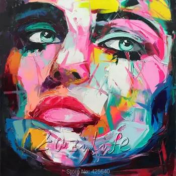 Palette knife painting portrait Palette knife Face Oil painting Impasto figure on canvas Hand ainted Francoise Nielly 16-28
Palette knife painting portrait Palette knife Face Oil painting Impasto figure on canvas Hand ainted Francoise Nielly 16-28