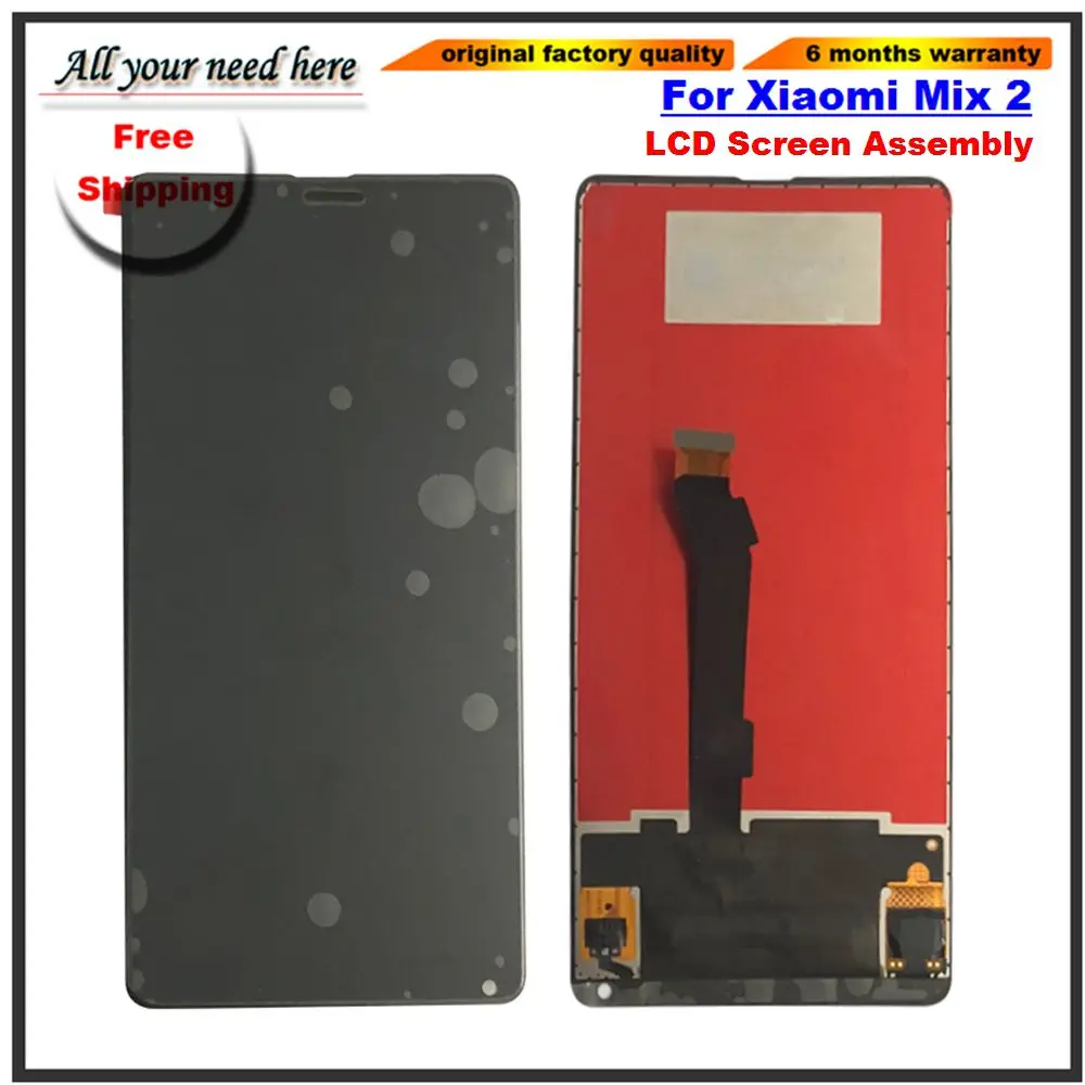 5.99"IPS original Display For XIAOMI Mix 2/MI Mix LCD Touch Screen Digitizer Snapdragon 835 MI MIX 2 LCD MIX2 lcd Assembly
5.99"IPS original Display For XIAOMI Mix 2/MI Mix LCD Touch Screen Digitizer Snapdragon 835 MI MIX 2 LCD MIX2 lcd Assembly