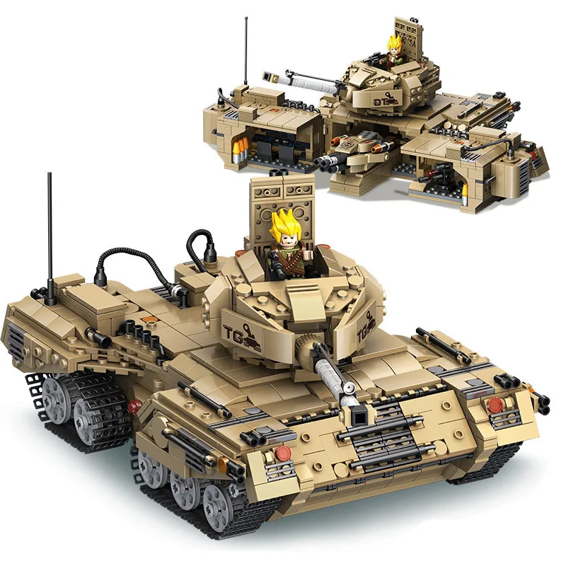 1435pcs Tank Military Soldier SWAT World War 2 Weapon Gun Army Building Blocks Bricks Figures Educational Toy Children Boy Gift
1435pcs Tank Military Soldier SWAT World War 2 Weapon Gun Army Building Blocks Bricks Figures Educational Toy Children Boy Gift