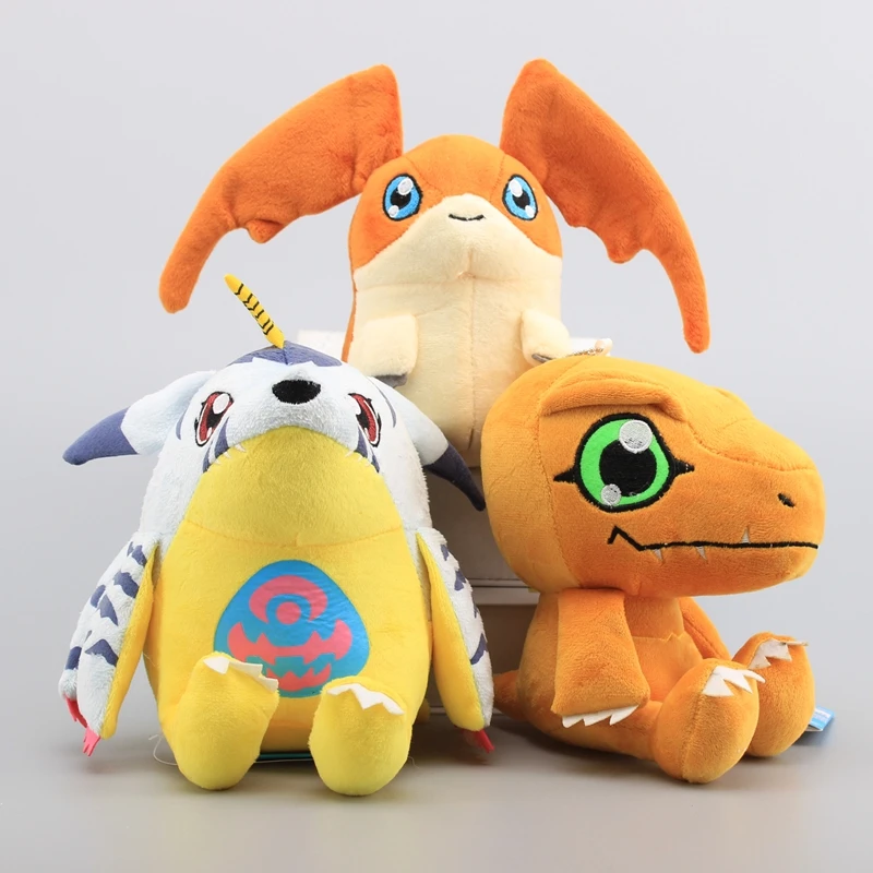3 Pcs/Lot Digimon Adventure Agumon Gabumon Patamon Stuffed Dolls Digital Monsters Plush Toys 7" 18 CM
3 Pcs/Lot Digimon Adventure Agumon Gabumon Patamon Stuffed Dolls Digital Monsters Plush Toys 7" 18 CM