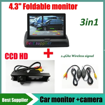 3in1 2.4G wireless signal + CCD HD car rear view backup camera for Toyota RAV4 rely x5 chery tiggo 3 chery A3 + car monitor
3in1 2.4G wireless signal + CCD HD car rear view backup camera for Toyota RAV4 rely x5 chery tiggo 3 chery A3 + car monitor
