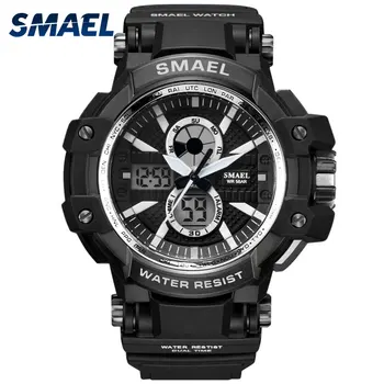 SMAEL Sport Watches For Men For Running 50M Waterproof Dual Display Clock 1509B Quartz Watch Men Luxury In Sport Watch 2018 New
SMAEL Sport Watches For Men For Running 50M Waterproof Dual Display Clock 1509B Quartz Watch Men Luxury In Sport Watch 2018 New