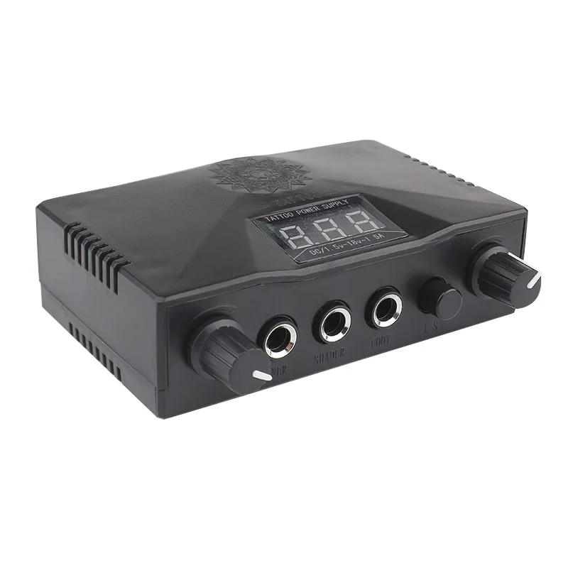 Pro Black Double Dual LED 3 Digital Display Tattoo Machine Power Supply For Permanent Makeup PowerTattoo Supply Tools power 
Pro Black Double Dual LED 3 Digital Display Tattoo Machine Power Supply For Permanent Makeup PowerTattoo Supply Tools power