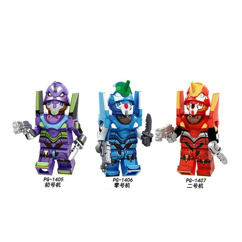 Single Sale EVA EVA00 EVA-2 Cartoon Figure EVANGELION PROTOTYPE Production Building Blocks Bricks Kits Model Toys PG8237
Single Sale EVA EVA00 EVA-2 Cartoon Figure EVANGELION PROTOTYPE Production Building Blocks Bricks Kits Model Toys PG8237