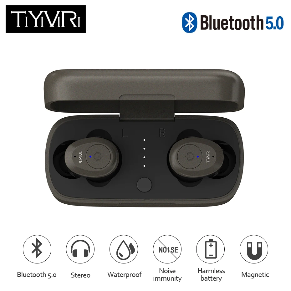 TWS Wireless Headphones Hifi Stereo Super Bass Bluetooth V5.0 Earphone With Mic Sport Earbuds Headset for Phone With Charger Box
TWS Wireless Headphones Hifi Stereo Super Bass Bluetooth V5.0 Earphone With Mic Sport Earbuds Headset for Phone With Charger Box