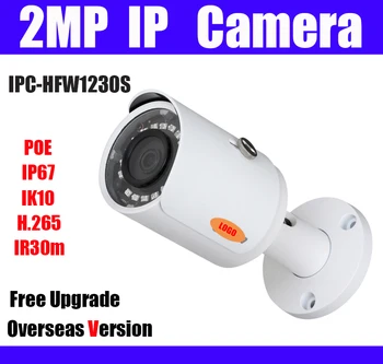 2MP POE IP Camera IPC-HFW1230S Mini Bullet h.265 English firmware IR 30m IP67 Free Upgrade HFW1230S security network CCTV Camera
2MP POE IP Camera IPC-HFW1230S Mini Bullet h.265 English firmware IR 30m IP67 Free Upgrade HFW1230S security network CCTV Camera