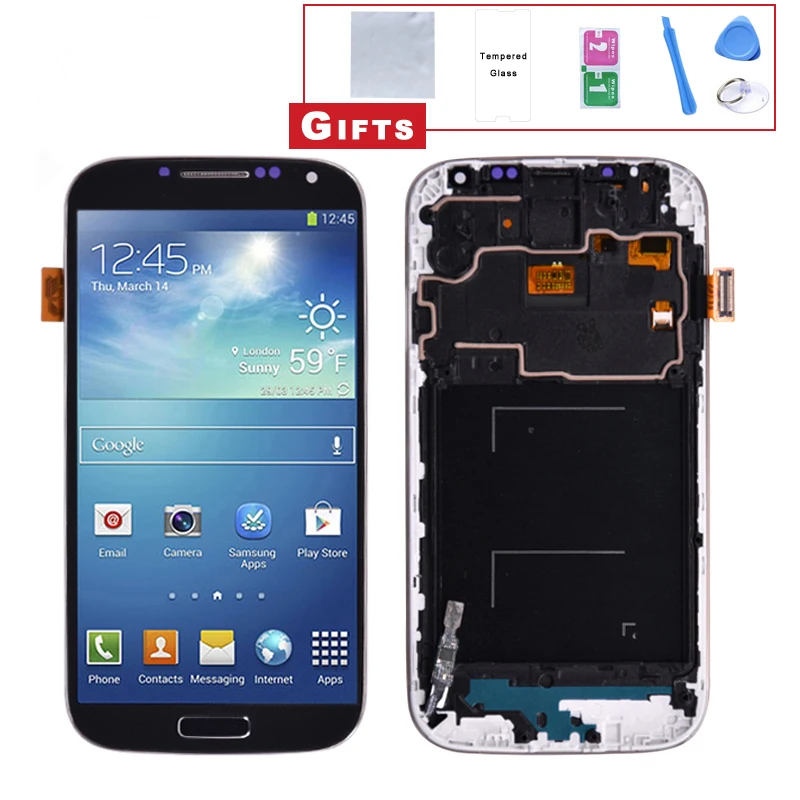 For Samsung Galaxy S4 i9505 i9500 i337 LCD Display and Touch Screen Digitizer Assembly With Frame Can be adjust the brightness
For Samsung Galaxy S4 i9505 i9500 i337 LCD Display and Touch Screen Digitizer Assembly With Frame Can be adjust the brightness