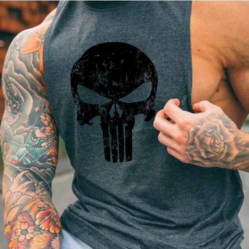 2018 Skulls Gyms Brand Singlet Canotte Bodybuilding Stringer Tank Top Men Fitness shirt Muscle Guys Sleeveless Vest
2018 Skulls Gyms Brand Singlet Canotte Bodybuilding Stringer Tank Top Men Fitness shirt Muscle Guys Sleeveless Vest
