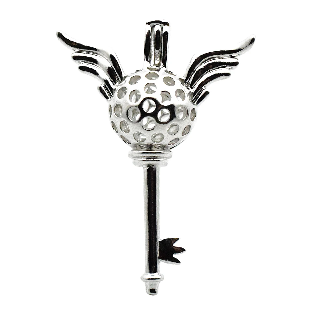 3Pcs Delicate Silver Color Charms Ball Pearl Cage Locket Pendant For Necklace Jewelry Making Accessories 3Pcs Delicate Silver Color Charms Ball Pearl Cage Locket Pendant For Necklace Jewelry Making Accessories
