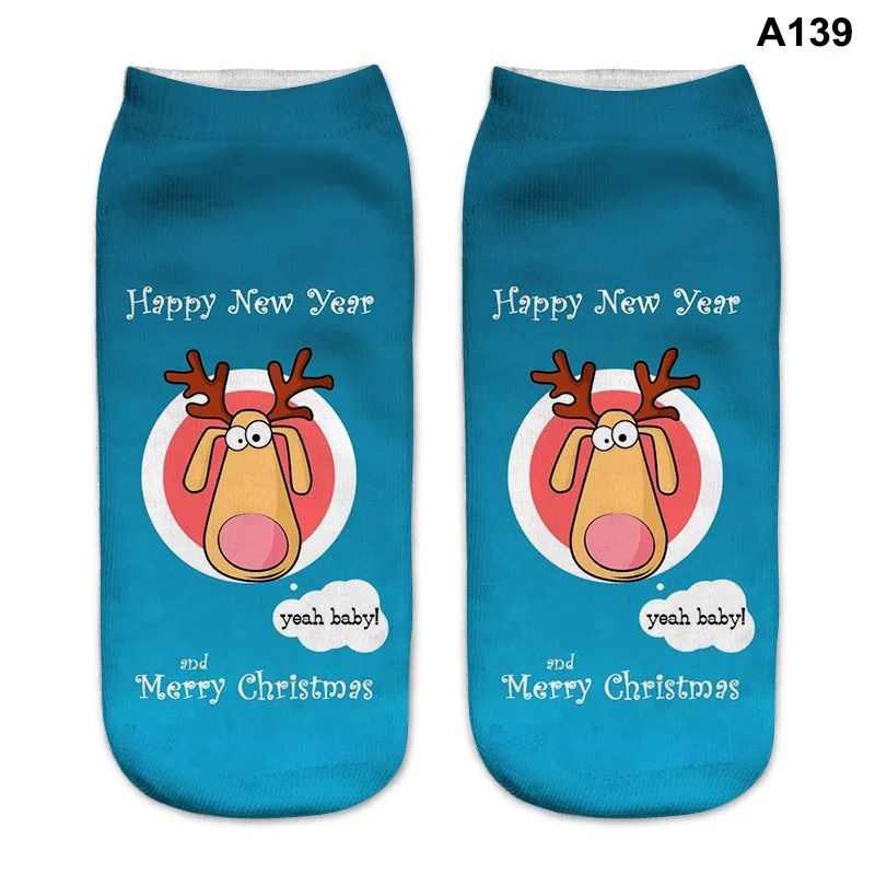 High 1 Pair Women Socks Christmas Style Pattern Printing Breathable Elasticity For Autumn Winter DSM
High 1 Pair Women Socks Christmas Style Pattern Printing Breathable Elasticity For Autumn Winter DSM
