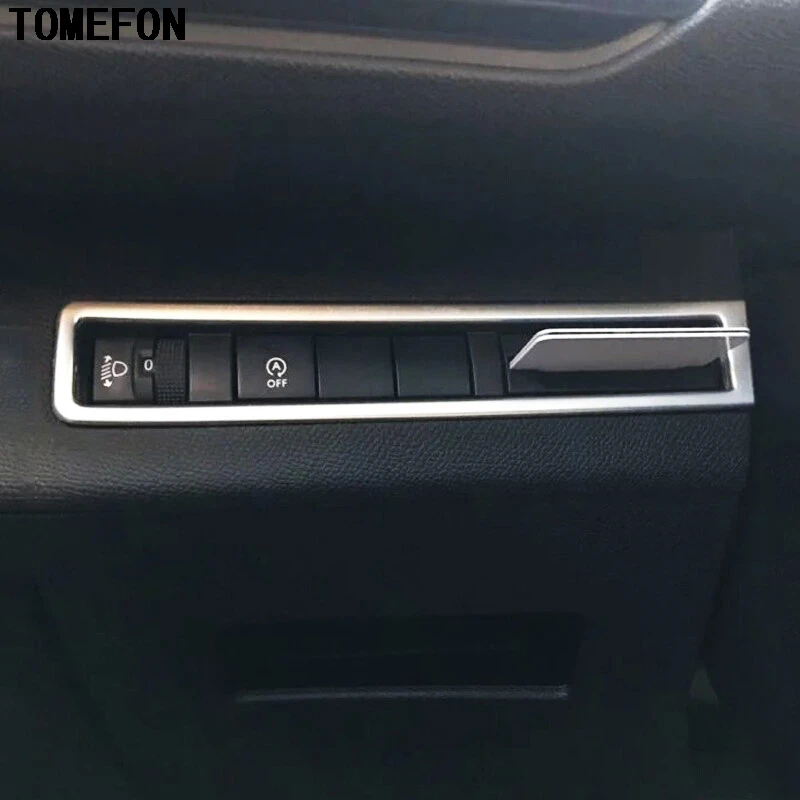 TOMEFON For Peugeot 3008 GT 2016 2017 2018 ABS Matte Front Head Light Lamp Adjust Button Switch Cover Trim Car Interior Styling
TOMEFON For Peugeot 3008 GT 2016 2017 2018 ABS Matte Front Head Light Lamp Adjust Button Switch Cover Trim Car Interior Styling